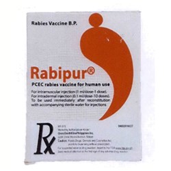 Vaccine Rabipur (Rabies) PFS with Diluent SM