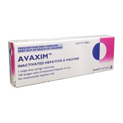 Vaccine Avaxim Hep A SM