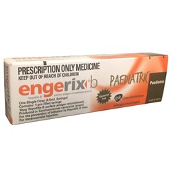 Vaccine Hepatitis-B Engerix-B Paed SM