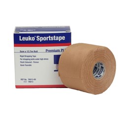 Leuko Sportstape Premium Plus 5cm x 13.7m Flesh