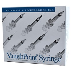 Vanish Point Syringe 3ml 23G x 38mm