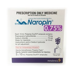 Naropin 0.75% 5 x 10ml SM