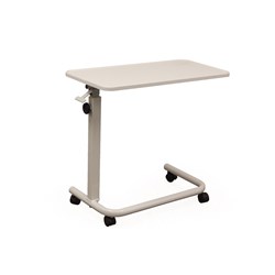 Over Bed Table with ThermoForm Top Complete Willuna White