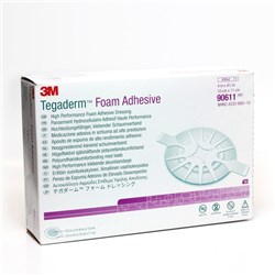 Tegaderm Foam Adhesive Dressing 10 x 11cm Oval B10 90611