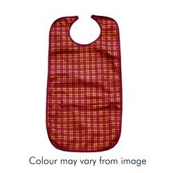 Clothing Protector Felt Maroon Plaid 90 x 45cm