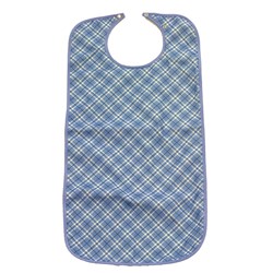 Clothing Protector Felt Blue Plaid 90 x 45cm