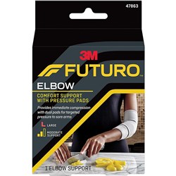 Futuro Comfort Elbow Support Large w/ Pressure Pads 47863ENR