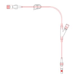 I.V. Admin Min Volume Extension Set Tuta 160cm Fem Lk/Mle Lk