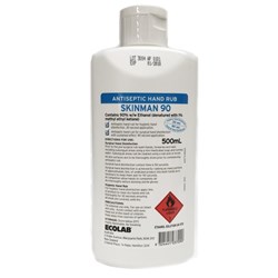 Skinman 90 Antiseptic Rub 500ml C24