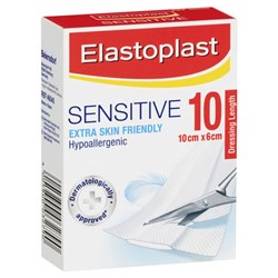 Elastoplast Sensitive Dressing Strips 6 x 10cm P10
