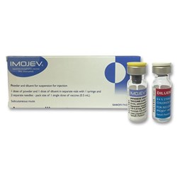 Vaccine Imojev 1 x 0.5ml Vial   Diluent Japanese Enceph SM