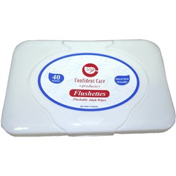 CCP Flushette Wipes (Flushable & Macerator Friendly) Tub 40