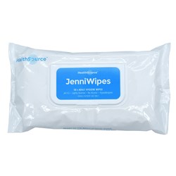 HealthSource Jenni Wipes 21 x 26cm Pk 50