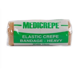 Medicrepe Heavy Crepe Bandage 10cm x 1.5m Flesh Unstretched