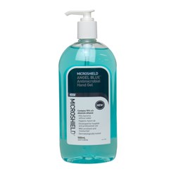 Microshield Angel Blue Antimicrobial Hand Gel 500ml