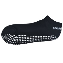 Safety Socks Med (Med-Lge Sizes 7-11) Black Gripperz