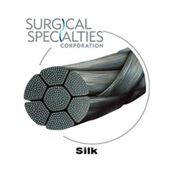 Sutures Silk Surgical Specialties 6/0 12mm 12 D639N 45cm