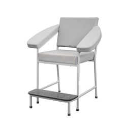 Blood Collection Chair Grey 550mm Seat