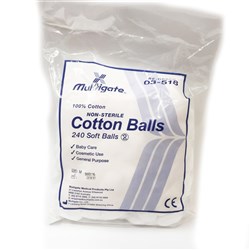 Cotton Wool Balls Non Sterile Pack 240