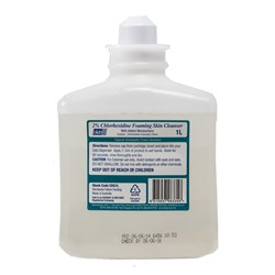 Deb 2% CHG (Chlorhex) Foaming Skin Cleanser 1ltr Cartridge