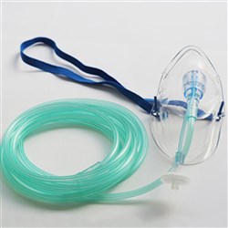 Mask O2 Adult with CO2 Line & Connector (Capnography) B30