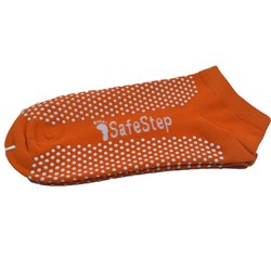 SafeStep Safety Socks Regular (S-M Sizes 2-6) Orange C480 QH
