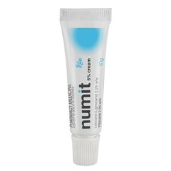 Numit 5% Anaesthetic Cream 10g Tube SM