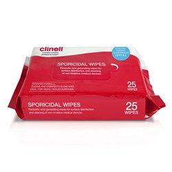 Clinell Sporicidal Wipes P25