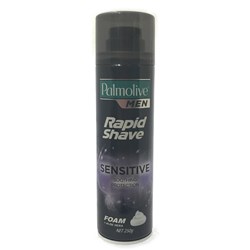 Palmolive Rapid Shave Foam Sensitive W- Aloe Vera 250g C6