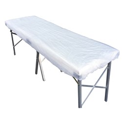 Stretcher Sheet Disposable Fitted 200x75x10cm White P10