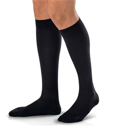 Jobst forMen Casual Socks Unisex 15-20mmHg Large Black