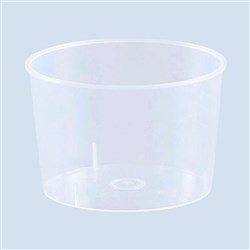 Medicine Cup 120ml Non Graduated Clear Plastic C2500