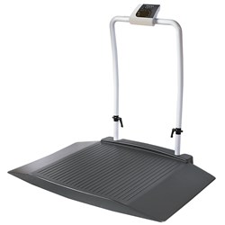 Wheelchair Scale Healthweigh Double Ramp & Handrail 360kg