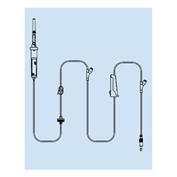 Blood Admin Set Needle Free Port x 2- 250cm Latex Free B50