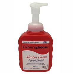 Cutan Optidose Alcohol Foam Hand Sanitiser 400ml