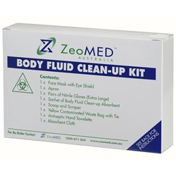 ZeoMedSpill kit - Body fluid (In Cardboard Box)