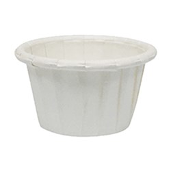 Half-Ounce Paper Portion Cup White Castaway CA-PLT050