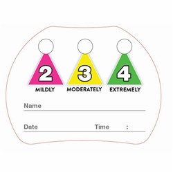 Flavour Creations Lid Sticker Roll 200 SMT Mild/Mod/Extreme