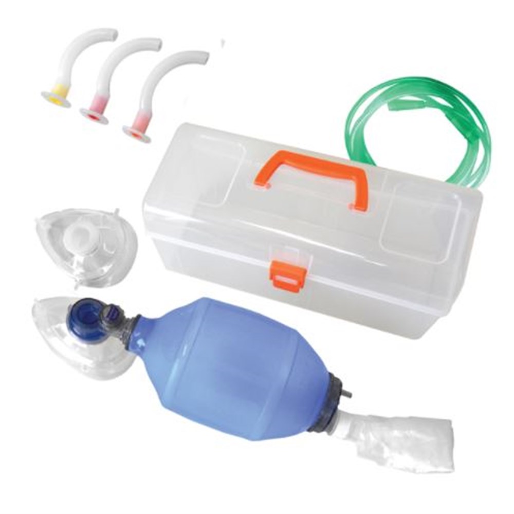 Resuscitator Kit Adult incl Masks Airways Bag & Carrycase SSS