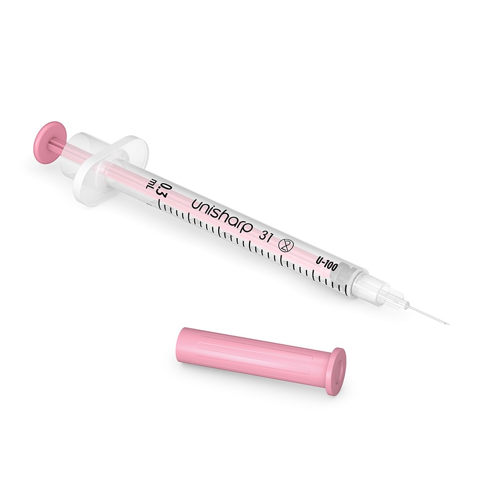 Terumo Unisharp 0.3ml 31g 8mm Pink SSS Australia SSS Australia