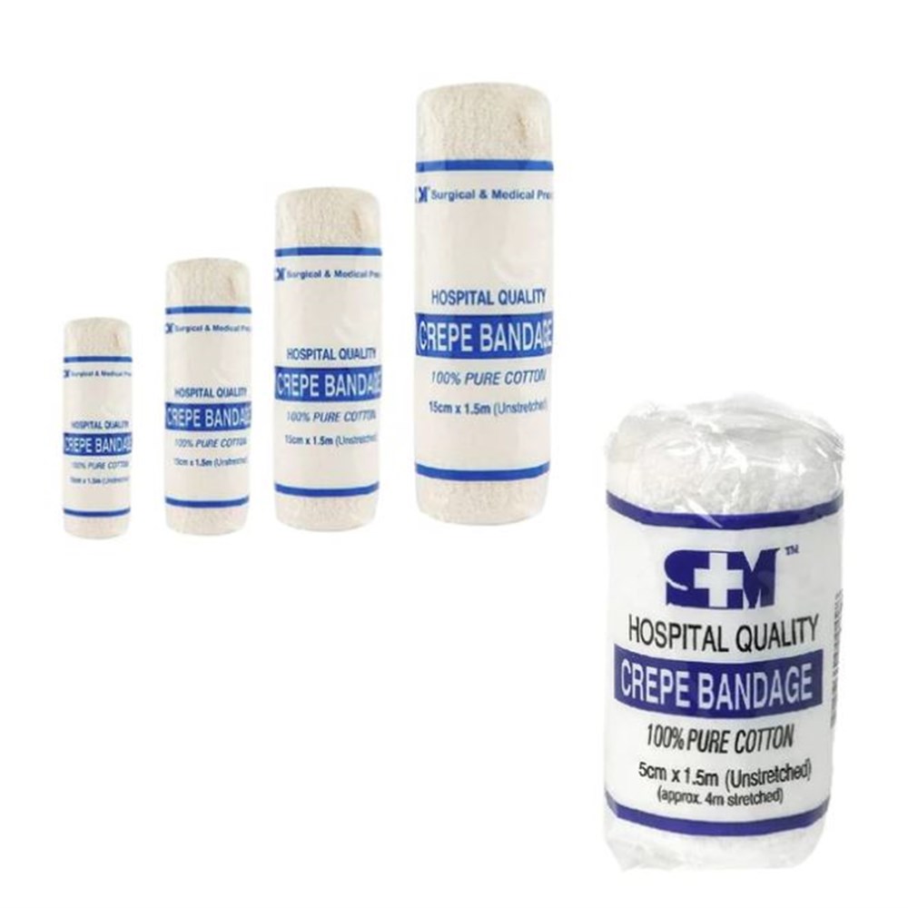S&M Crepe Bandage 15cm SSS Australia SSS Australia Medical Supplies