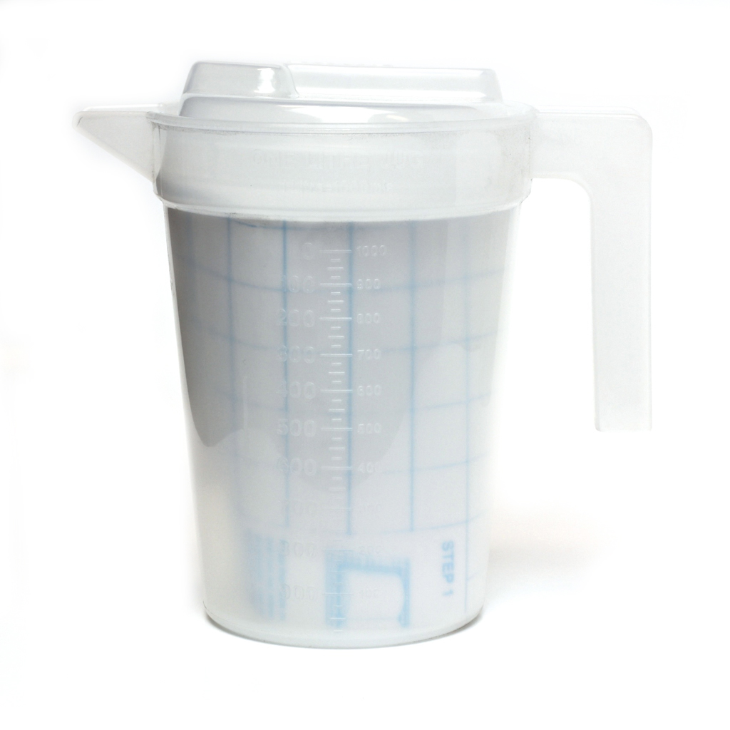 600 ml Graduated Jug & Lid Natural SSS Australia SSS Australia