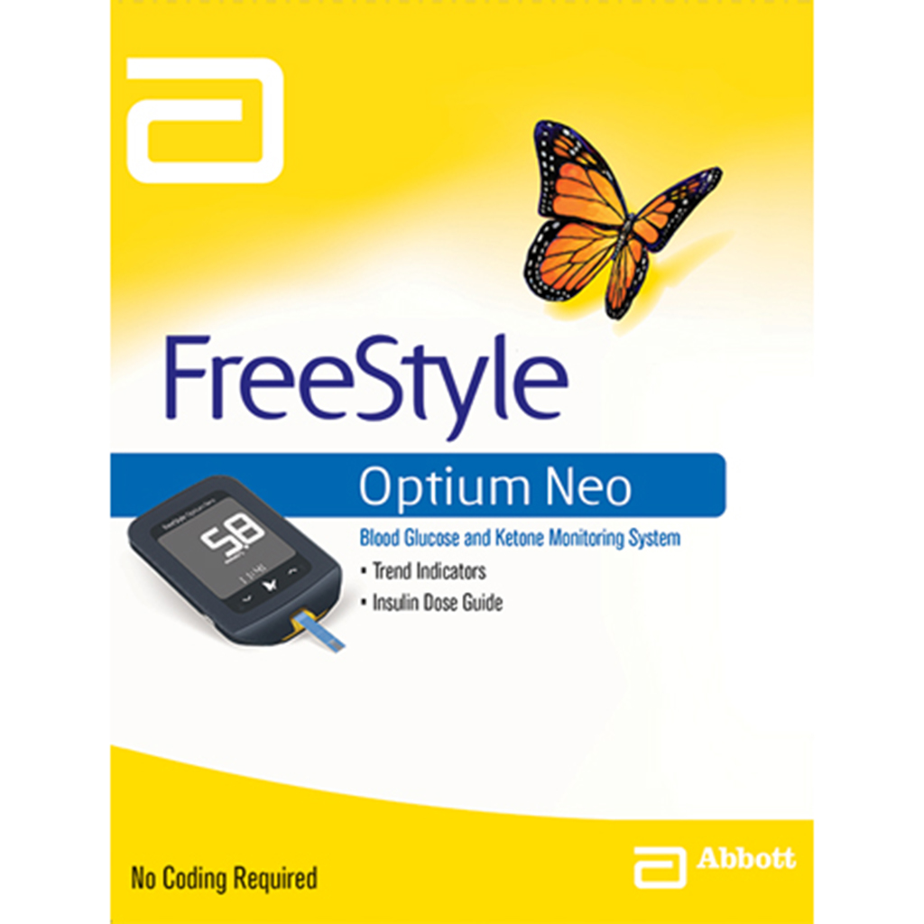 Freestyle Optium Exceed Blood Glucose Neo Monitor Kit SSS Australia