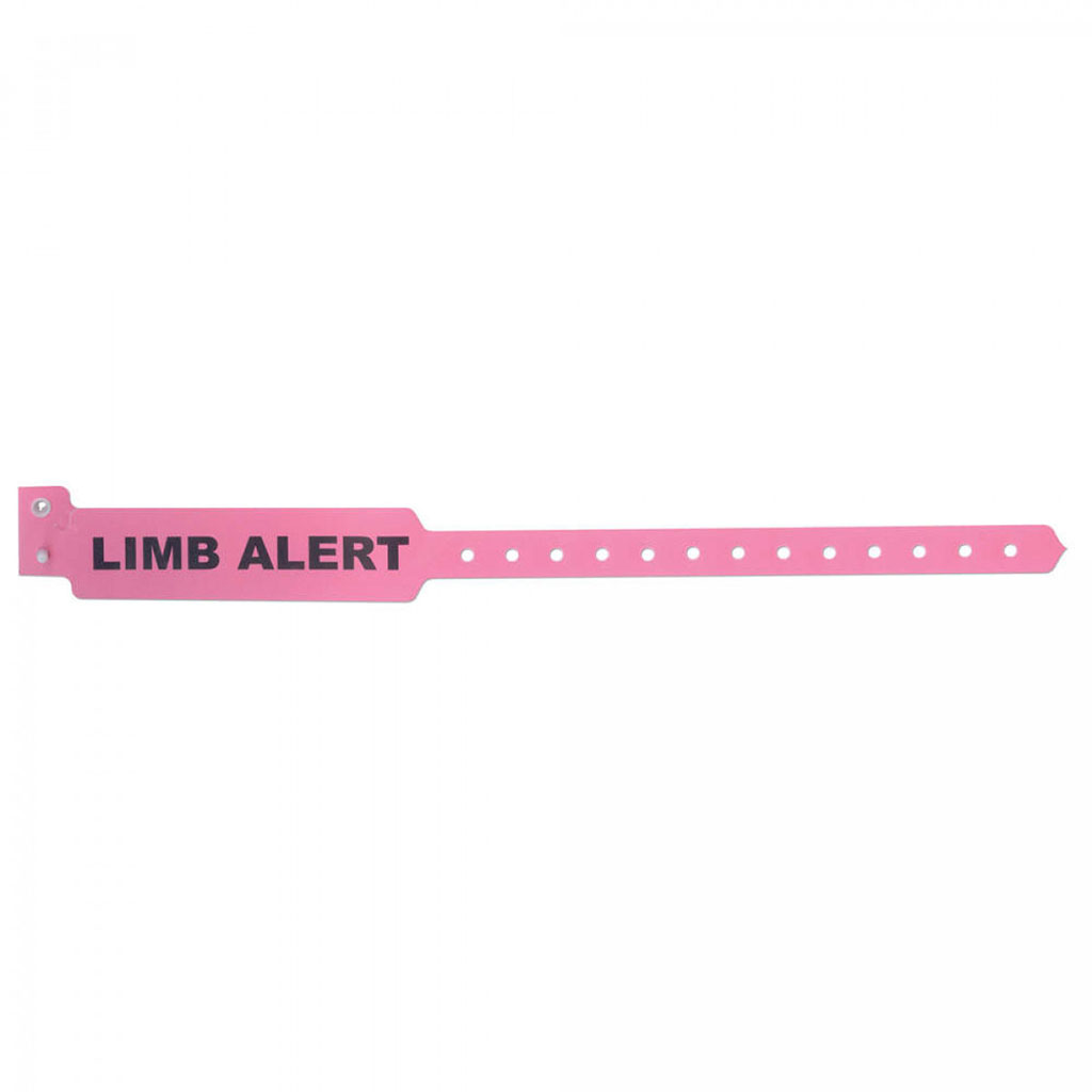 I.D. Bands Pink (Restricted Limb) Replaces Lymphoedema Alert SSS