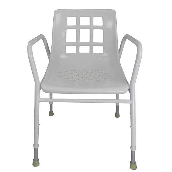 Shower Chair Plastic Adjust Height Standard 120kg Aluminium SSS