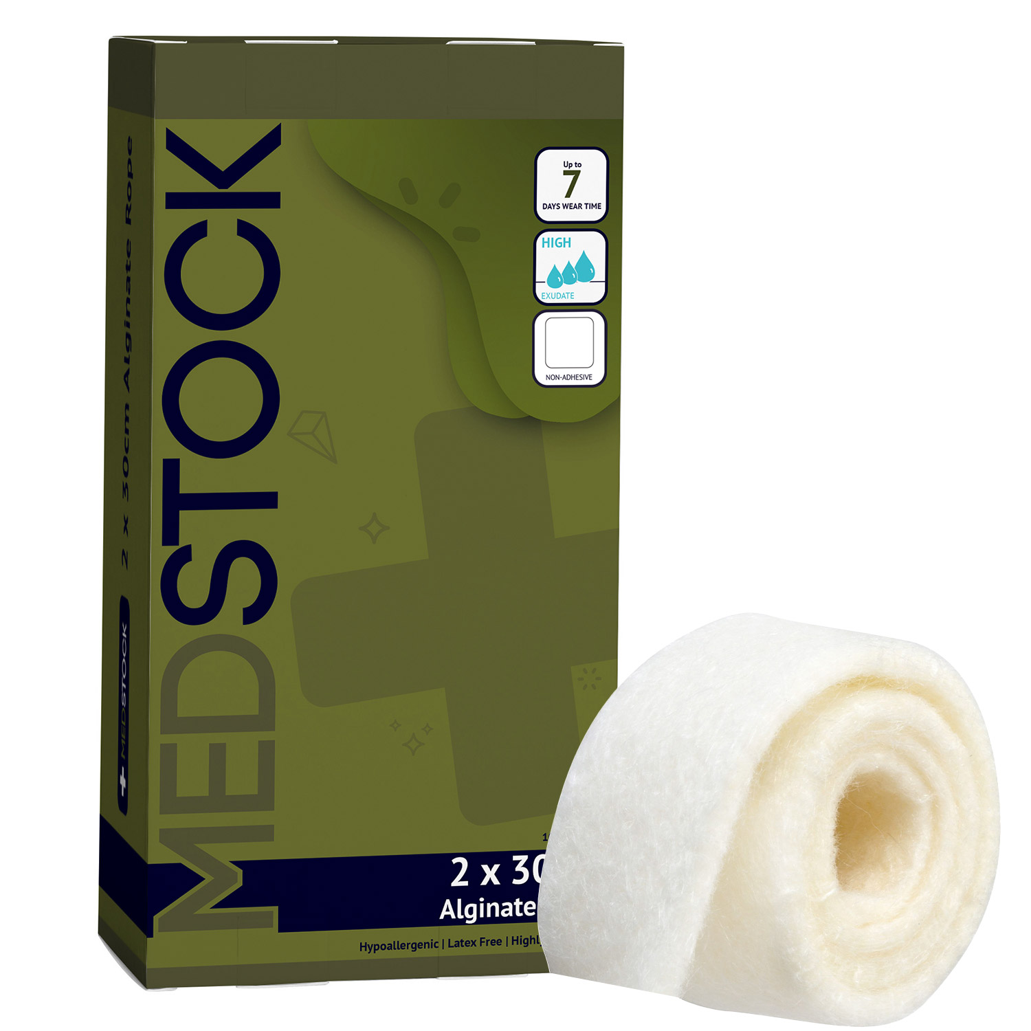 Medstock Alginate Dressing Rope 2 x 30cm B10 - SSS Australia - SSS ...
