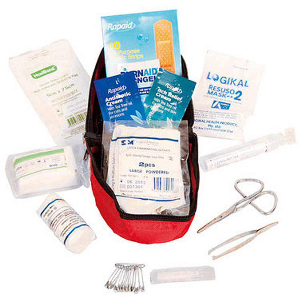 Personal First Aid Kit in Soft Red Pack SSS Australia SSS Australia