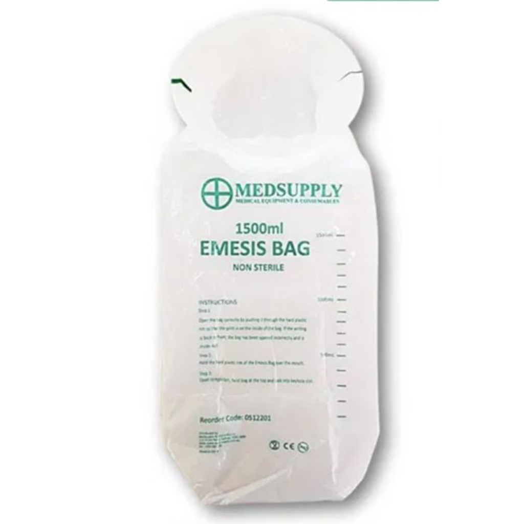 Emesis Vomit Bags 1500ml 0.04mm Thick C600 SSS Australia SSS