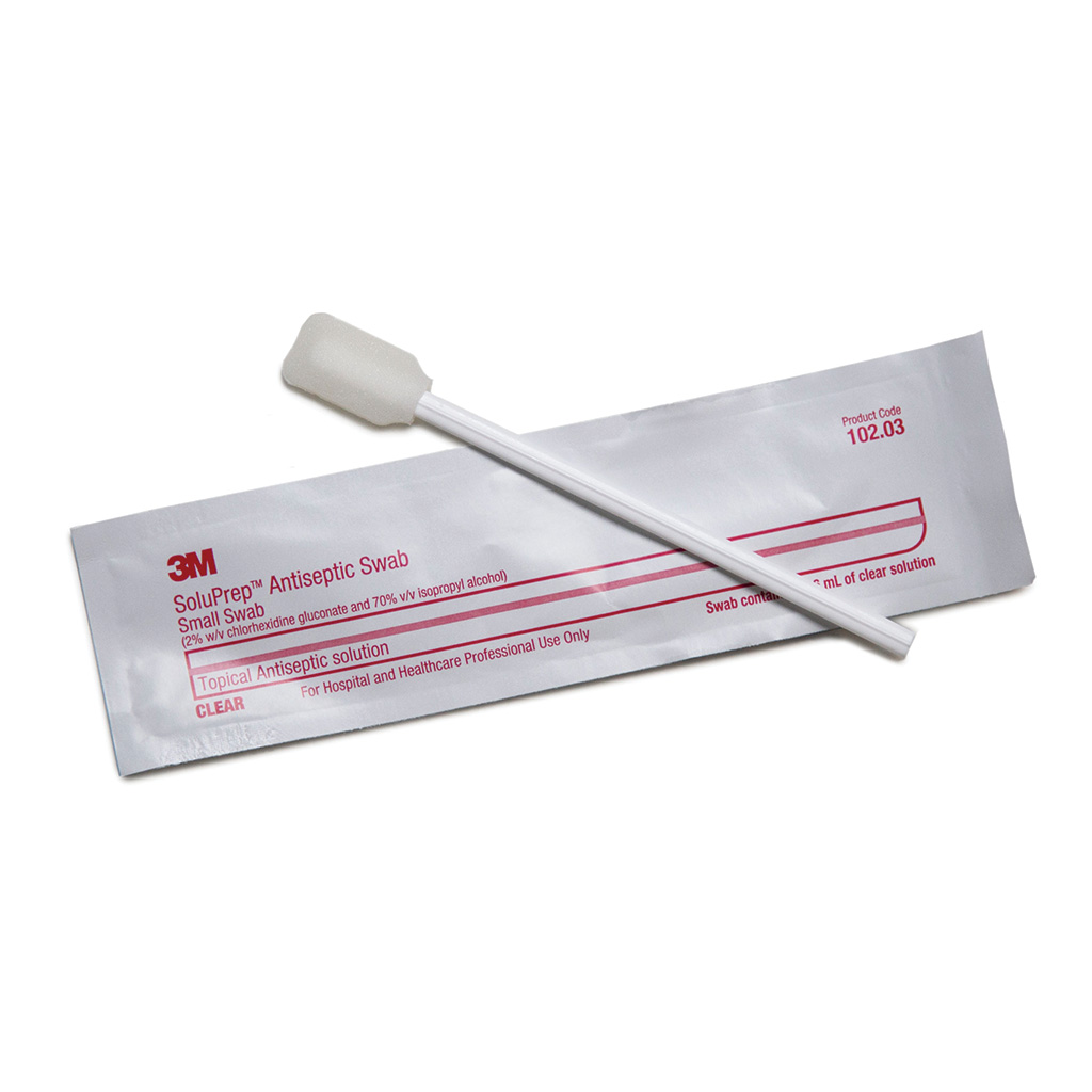 Soluprep Small Swab Untinted 2 CHG 70 IPA 102.03 SSS Australia