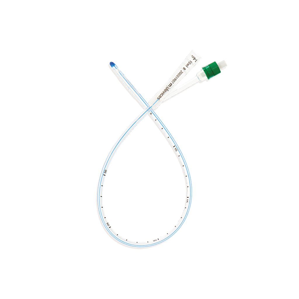 Foley Catheter Silicone 2 Way 14Fr 40cm Green 5-10ml Balloon - SSS ...